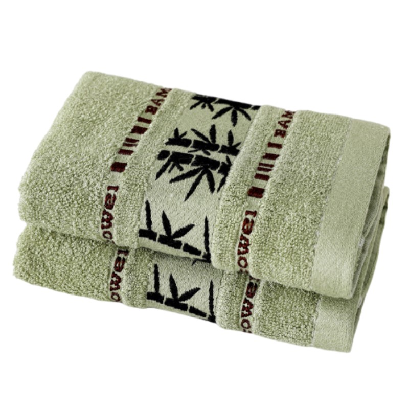 Home Textiles Face Towel - 2 Stück Handtuch-Sets aus Bambusfaser, Bad-Handgesichtshandtücher,