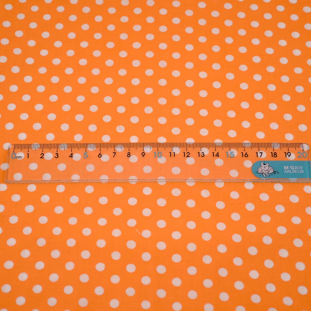 50X150CM Weiß Orange Polka Dot – Home Textiles & Decorations Bewertung und Preis