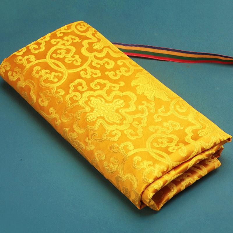 Tibetisches Gelbes Mandala-Sto – Home Textile Bewertung und Preis