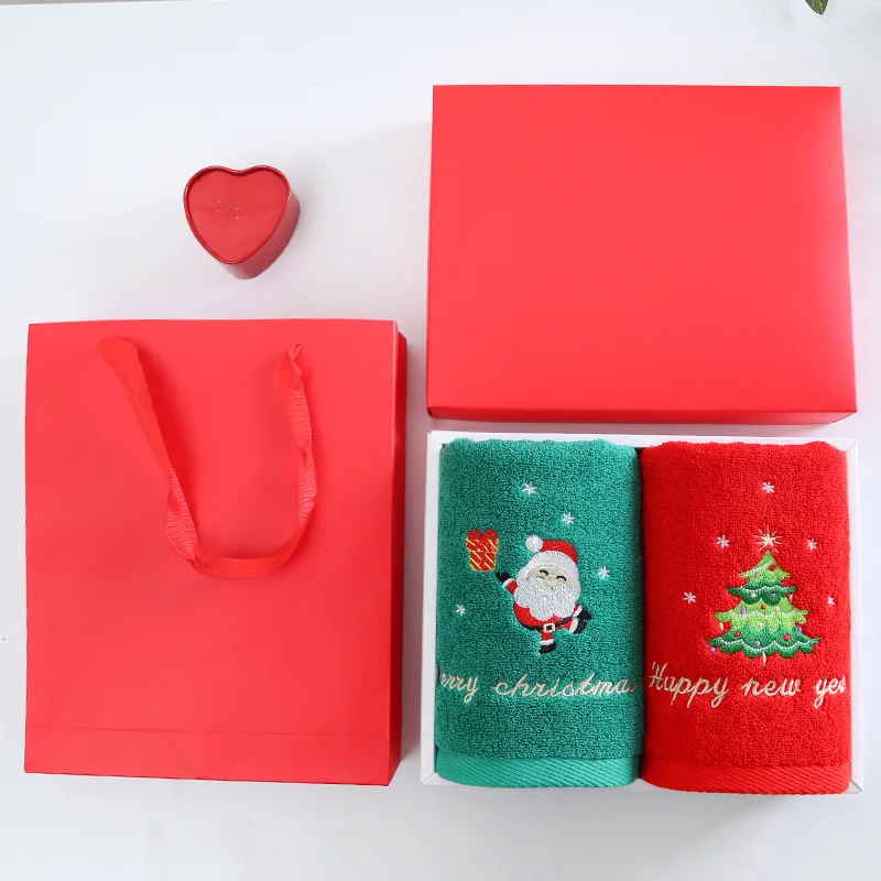 Weihnachtshandtuch, Geschenkbo – Home Textiles Face Towel Bewertung und Preis