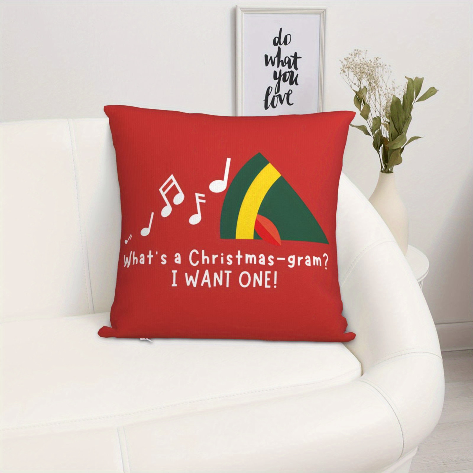 1 Stück Weihnachtskissenbezug  – Pillow Insert 18X18 Bewertung und Preis