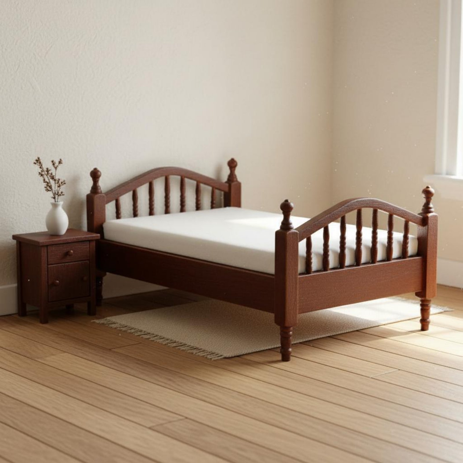 Bett im Maßstab 1:12, Textilbe – Home Textiles Usa Bewertung und Preis